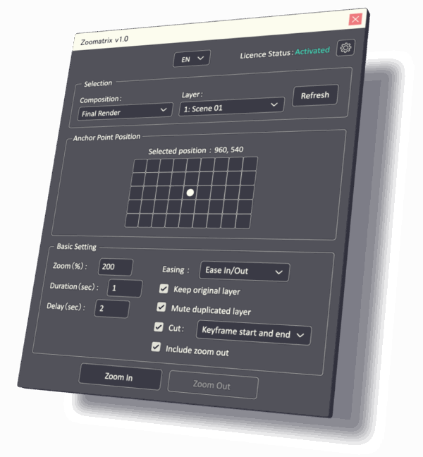Prodigy Camera Zoom Script After Effects Zoom Script - mediancreate